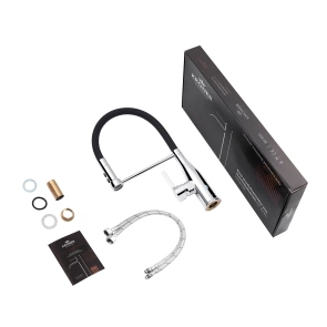 Змішувач для кухні Kroner KRP Ersel - C03111BLK №9
