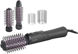Фен Philips 7000 Series, 1000Вт, 3 режима, ионизация, холл. обдув, черный