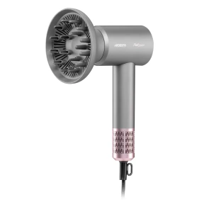 Фен Ardesto Pink Touch, 1600Вт, 2 швидкості, 3темп.режими, іонізація, дифузор, магнітні насадки, сірий+рожевий №11