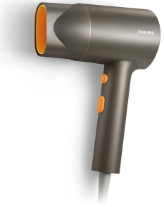 Фен Philips 3000 Series, 1600Вт, 2 режима, ионизация, серый №1