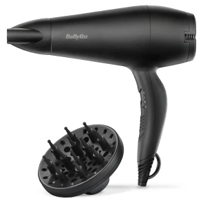 Фен Babyliss, 2000Вт, 2 режима, ионизация, холл. обдув, 2 насадки, черный №4
