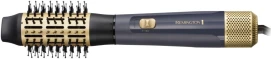 Фен-щетка Remington Sapphire Luxe, 1000Вт, 2 режима, иониз-я, холл. обдув, керамика, сапфировый