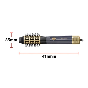 Фен-щітка Remington Sapphire Luxe , 1000Вт, 2 режими, іоніз-я, хол. обдув, кераміка, сапфіровий №6
