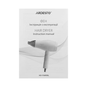 Фен Ardesto Pearl Cream HD-Y700PERL, 1800-2000Вт, 2 швидкості, 3 темп.режими, бежевий №9