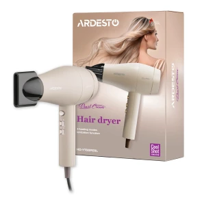 Фен Ardesto Pearl Cream HD-Y700PERL, 1800-2000Вт, 2 швидкості, 3 темп.режими, бежевий №10