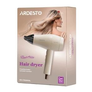 Фен Ardesto Pearl Cream HD-Y700PERL, 1800-2000Вт, 2 швидкості, 3 темп.режими, бежевий №11