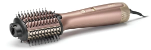 Фен-щетка Babyliss Air Power Volume, 1000Вт, 2 режима, диффузор, иониз-я, холл. обдув, керамика, розовый №2