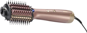 Фен-щетка Babyliss Air Power Volume, 1000Вт, 2 режима, диффузор, иониз-я, холл. обдув, керамика, розовый №3