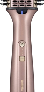 Фен-щетка Babyliss Air Power Volume, 1000Вт, 2 режима, диффузор, иониз-я, холл. обдув, керамика, розовый №5