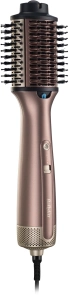 Фен-щетка Babyliss Air Power Volume, 1000Вт, 2 режима, диффузор, иониз-я, холл. обдув, керамика, розовый №8