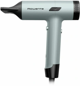 Фен Rowenta Tiny, 1600Вт, 3 режима, диффузор, иониз-я, холл. обдув, зелено-черный №3
