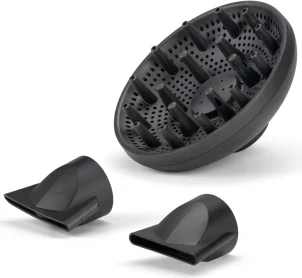 Фен Babyliss Air Power Pro, 2300Вт, 3 режима, диффузор, иониз-я, холл. обдув, керамика, черно-розовый №6
