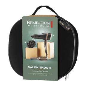 Фен Remington Salon Smooth, 2100Вт, 3 режими, дифузор,гребінець, кейс, іоніз-я, хол. обдув, , чорний №5