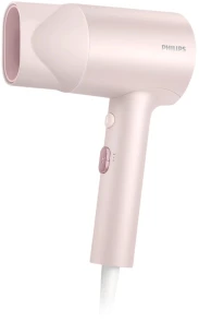 Фен Philips 3000 Series, 1600Вт, 2 режима, ионизация, розовый №1