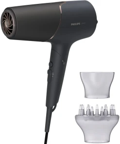 Фен Philips 5000 Series, 2300 Вт, 3 режими, дифузор, іоніз-я, хол. обдув, чорний №1