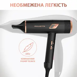 Фен Rowenta Ultimate Experience Maestria, 2000Вт, 3 режима, диффузор, кейс для хранения, иониз-я, холл. обдув, черный №5