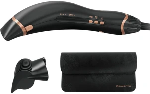 Фен Rowenta Ultimate Experience Air Motion, 1300Вт, 3 режими, насадка-гребінець, кейс для зберігання, іоніз-я, хол. обдув, чорний №1