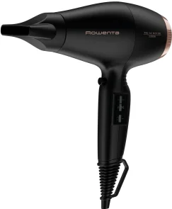 Фен Rowenta Compact PRO+, 2200Вт, 2 режима, диффузор, иониз-я, холл. обдув, черный №6