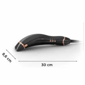 Фен Rowenta Ultimate Experience Air Motion, 1300Вт, 3 режими, насадка-гребінець, кейс для зберігання, іоніз-я, хол. обдув, чорний №4