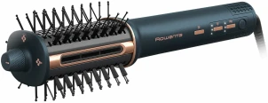 Фен-щетка Rowenta Air Brush 3D, 1200Вт, 3 режима, иониз-я, холл. обдув, функция фена, керамика, черно-золотой №1