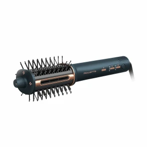 Фен-щетка Rowenta Air Brush 3D, 1200Вт, 3 режима, иониз-я, холл. обдув, функция фена, керамика, черно-золотой №2