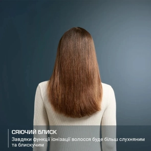 Фен Rowenta Ultimate Experience Air Motion, 1300Вт, 3 режими, насадка-гребінець, кейс для зберігання, іоніз-я, хол. обдув, чорний №7