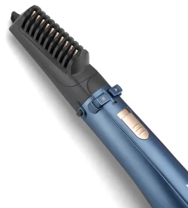 Фен-щітка Babyliss Style Pro, 1000Вт, 2 режими, іоніз-я, хол. Обдув, чохол для зберігання, кераміка, синій №5