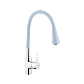 Комплект кухонна мийка Kroner Gebürstet-6050HM + змішувач Küche-C031GRA + дозатор Spender-016 №14