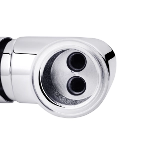 Комплект кухонна мийка Kroner Gebürstet-5050HM + змішувач Küche-C031BLK + дозатор Spender-016 №18