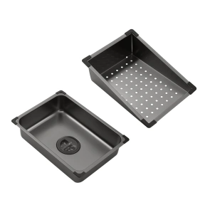 Кухонний комплект з мийкою Kroner KRP Schwarze - SET7545NB PVD (3.0/0.8 мм) №4