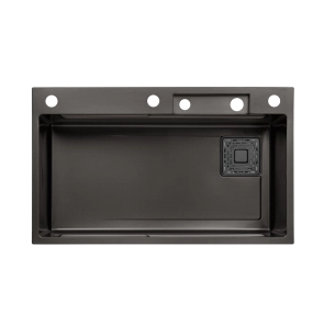 Кухонний комплект з Мийкою Kroner KRP Schwarze - SET7545HM PVD (3.0/0.8 мм) №6