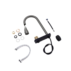 Кухонний комплект з мийкою Kroner KRP Schwarze - SET7545NB PVD (3.0/0.8 мм) №8