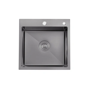 Кухонная мойка Kroner KRP Schwarze - 4545HM PVD (3.0/1.0 мм) №3