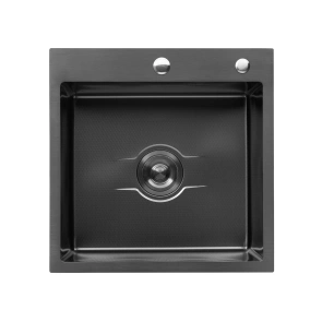 Кухонная мойка Kroner KRP Derby - 5050HM PVD (2,5/0,5 мм) №1