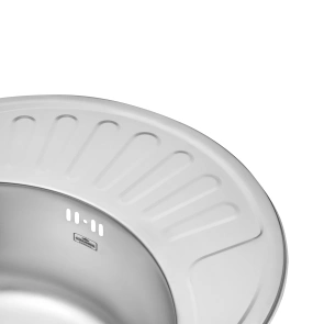 Кухонна мийка Kroner KRP Satin - 5745 (0.8 мм) №9