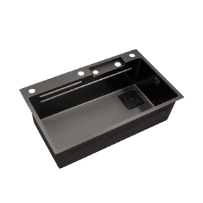 Кухонний комплект з Мийкою Kroner KRP Schwarze - SET7545HM PVD (3.0/0.8 мм) №18