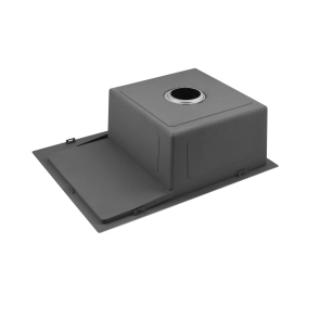 Кухонная мойка Kroner KRP Schwarze - 6350LHM PVD (3.0/1.0 мм) №8