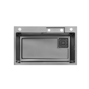Кухонный комплект с мойкой Kroner KRP Schwarze - SET7546HM PVD (3.0/0.7 мм) №4