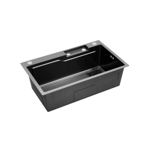 Кухонный комплект с мойкой Kroner KRP Schwarze - SET7546HM PVD (3.0/0.7 мм) №5