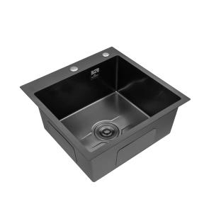 Кухонная мойка Kroner KRP Derby - 5050HM PVD (2,5/0,5 мм) №3