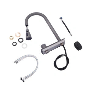Кухонна мийка Kroner KRP Schwarze - SET7545NG PVD (3.0/0.8 мм) №9