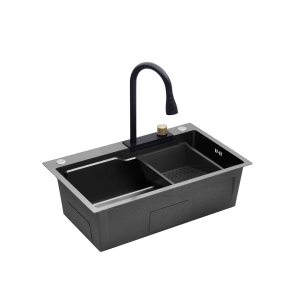 Кухонный комплект с мойкой Kroner KRP Schwarze - SET7546HM PVD (3.0/0.7 мм) №8