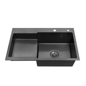 Кухонная мойка Kroner KRP Schwarze - 7848RHM PVD (3.0/1.0 мм) №3