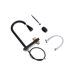 Кухонный комплект с мойкой Kroner KRP Schwarze - SET7546HM PVD (3.0/0.7 мм) №12