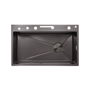 Кухонний комплект з мийкою Kroner KRP Schwarze - SET7546ARTHM PVD (3.0/0.8 мм) №5