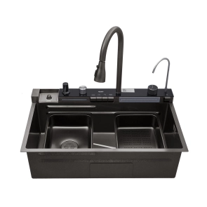 Кухонний комплект з мийкою Kroner KRP Schwarze - SET7546ARTHM PVD (3.0/0.8 мм) №7