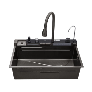 Кухонний комплект з мийкою Kroner KRP Schwarze - SET7546ARTHM PVD (3.0/0.8 мм) №8