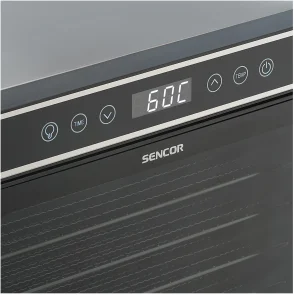 Сушилка для продуктов Sencor 600Вт, поддонов - 7x2.8см, диаметр - 30см, электронное управл., черный №6