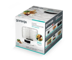 Сушарка для продуктів Gorenje 380Вт, піддонів - 5x2.8см, діаметр - 31см, макс - 70°С, алюміній, пластик, білий №4