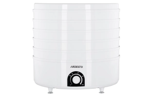 Сушилка для продуктов Ardesto FDB-5385, 520Вт, поддонов -5x4см, диаметр-38,5см, макс-70°С, рег.темп, пластик, белый №5